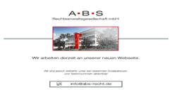 Desktop Screenshot of abs-recht.de