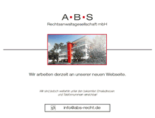 Tablet Screenshot of abs-recht.de